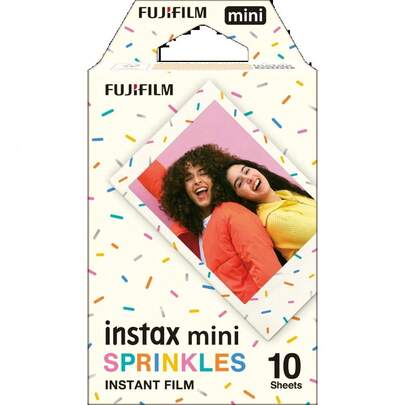 Mini Instant Film 10 Pack Rainbow Sprinkles Edition For Cameras
