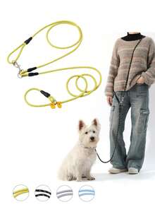 Heavy Duty Dog Leash, Escape Proof Traction Rope For Medium & Large Dogs, P-Chain Dog Walking Lead - Multicolor - View 6