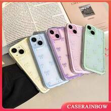 Case Cover Transparent Material TPU Purple, Pink, Blue, Green And Yellow Bow Pattern I P H ONE XR 11 12 13 14 15 16 PRO MAX 7 14 15 16 PLUS REDMI A1 A2 A3 A5 9A 10C 12C 11A 13C 14C 11 12 LIRE NOTE 8 9 10 11 12 13 14 PRO POCO C55 C65 X3 X4 X5 A72 S20 FE S21 FE CASE - Năm 1 - Xem 3