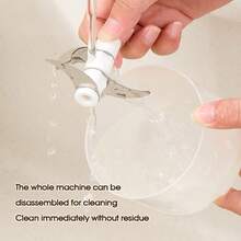 OBOVAY 小型食物研磨器，蒜蓉压榨器，适合家庭厨房使用 - 奶咖色 - 查看 9