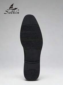 Salkin 奢华复古男士乐福鞋，柔软皮革鞋面，尖头设计，适合正式场合、商务绅士、社交活动、日常办公、派对、婚礼，也适合情侣约会、浪漫晚餐、节日礼物、返校季学生，百搭学院风，四季皆宜。建议选购大一码。 - 黑色 - 查看 11