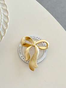 1 chiếc giá đỡ điện thoại từ tính hình nơ dễ thương, có thể kéo đẩy, đế để bàn từ tính mạnh, quà tặng cho bé gái, bạn gái, quà sinh nhật mùa xuân. - Giá đỡ cung tên bằng kim loại - Xem 10