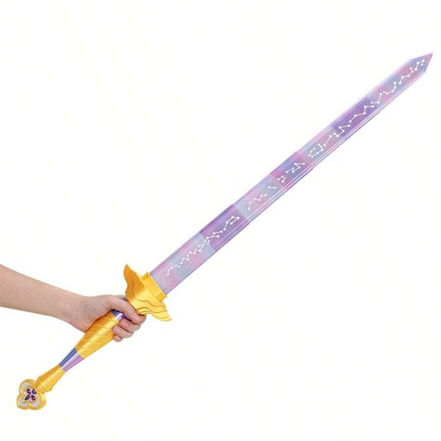 Kpop Witch Hunting Girl Group Lumi Sword Cosplay Prop Outfit Weapon Model, Gift, PU Soft Rubber Movie Peripheral