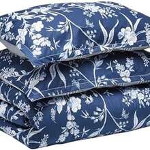 , Set de Edredn Full Queen 100% Algodn, Color Azul, Branch Toile - reina completa + azul - Ver 2