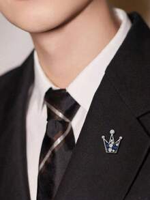 TOMI 男士腕表，配有表冠胸针、戒指、拆卸工具，简约设计，圆形表盘镶嵌钻石，锌合金表带，石英机芯，礼盒包装，适合日常生活、商务场合、父亲节、情人节、圣诞节等场合佩戴。 - 銀色 - 查看 7