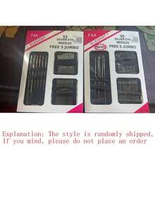 1套手工缝纫工具套装，包含55根缝纫针，缝纫用品，手工缝纫针套装，家用缝纫针组合，针织产品，穿线针，适用于家庭缝纫和针织产品，节日礼物送给妻子和母亲[款式和颜色随机发送] - 彩色 - 查看 12