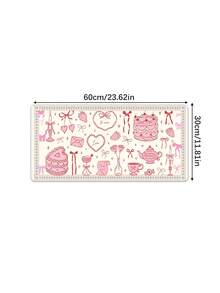 Tấm lót chuột Pink Bow Queen, kiểu dáng dễ thương và tinh nghịch, thảm lót bàn máy tính phong cách sinh viên, phù hợp với máy tính xách tay, đế cao su chống trượt, phụ kiện trang trí văn phòng. - Nhiều màu - Xem 9