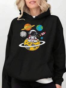 Men Outdoor Hoodies & Sweatshirts - Black - View 1