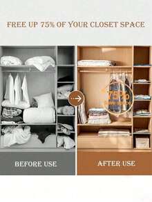 Space Saving Vacuum Storage Bags, Extra Large Vacuum Seal Bags With Travel Hand Pump, Vacuum Compression Bags For Clothes, Bedding, Blankets, Cosmetic Organizer Bags, Makeup Bags, Suitable For Home, Gift, Vacation, Holidays (Halloween, Christmas), Bohemian Style