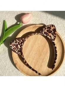 3pcs Animal Costume Set, Suitable For Various Festivals, Carnival Parties, Role-Playing, Masquerade Balls, Halloween And Other Occasions - Leopard - View 5