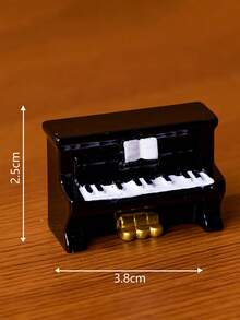 11件套西方乐器树脂微缩摆件，设计精致细腻，包括钢琴、小提琴等，适用于微景观、房间装饰、桌面摆件，为您的日常生活带来温馨治愈的氛围。