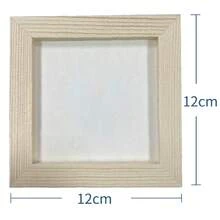 1个木制托盘，适用于工艺品制作、DIY绘画、染色、3D拼图和艺术项目 - 多功能木制工艺托盘，可用于展示和存放物品