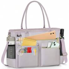 NEWHEY Laptop Bag 15.6-Inch Work Teacher Handbag Nurse Bag Professional Laptop Tote Computer Messenger Shoulder Bag Large Handbag Business Office Briefcase - Multicolor - View 8