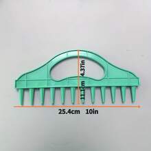 播种工具、土壤螺旋钻、花园播种间距工具，适用于农田和家庭花园种植，农业耙 - 彩色 - 查看 9