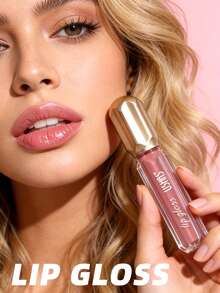 USHAS Moisturizing Liquid Lip Gloss, Long-Lasting Waterproof, Non-Sticky, Easy To Apply, Shiny Finish, Durable Makeup, Suitable For All Skin Types - #09 - View 3