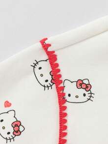 Balabala Sanrio Girls Crew Neck Sweatshirt, Hello Kitty & Friends Print, Soft Touch Fabric, Comfortable Fit, Spring Casual Wear - Off-white - View 4