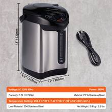 Hot Water Dispenser 3L 3.2L 4L & 5L Water Boiler And Warmer 304 Stainless Steel Countertop Water Heater For Tea, Coffee And Baby Formula - 3公升 - 查看 7