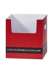 1pc Potted Plant Gift Box, For Florist Cafe Potted Decor, Orchid, Hydrangea, Fresh & Dried Flower Packaging Box - Multicolor - View 9