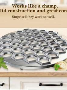 New Italian Dumpling Mold 37-Hole Dumpling Maker Aluminum Alloy Dumpling Tool For Home Kitchen - Multicolor - View 2