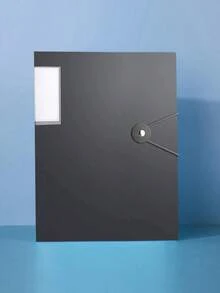 A4 Large Capacity Snap Binder, Document Organizer, Transparent Sleeve File Folder, Office Storage - Multicolor - View 18