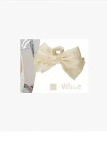 3pcs/Set Women's Pink, Black, White Elegant Bowknot Large Hair Claw Clips - Multicolor - View 8