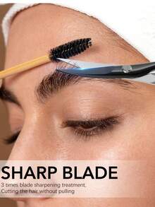 Bello Paratu 1 Piece Stainless Steel Facial Hair Scissors, Eyebrow, Eyelash, Beard, Nose Hair Trimmer, Multi-Functional Grooming Kit - Multicolor - View 2