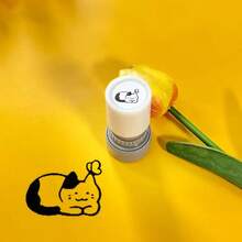 1pc Cute Black Cat Stamp - Cartoon Black Cat Stamp, Teacher's Encouragement Stamp, Creative Planner Stamp, Black & Gray, Push-Type With Protective Cover, Portable & Reusable, No Ink Pad Included, School & Home Encouragement Award - Multicolor - View 7