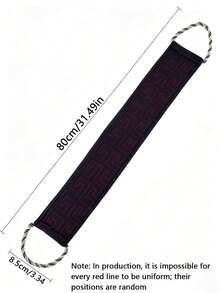 Men's Long Handle Back Scrubber - Double-Sided Textured Bath Towel, Ergonomic Handle Design, Polyester And Sponge Material, Deep Cleansing, Exfoliating Relief During Bathing - Essential For Self-Care