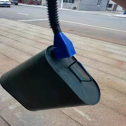 Portable Foldable Telescopic Oil Funnel With Quick Connect Spout - Durable ABS Material, Hands-Free Oil Pouring For Cars, Trucks, Motorcycles - Cross-Border Compatible, Auto Oil Change Accessory, Hands-Free Pouring, Square Mouth Design, Sturdy Construction