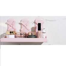 1pc Bathroom Windmill Shelf, Toilet Vanity Storage Rack, Wall Mounted Kitchen Spice Organizer, No Drilling Required - Multicolor - View 14