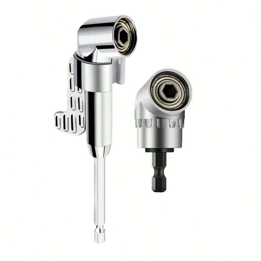 Right Angle Drill Attachment With Multi-Function Bend Screwdriver Bit,105 Degree Right Angle Drill Adapter,1/4" Hex Shank Corner Tool Screw Hub. - 2 計數 - 查看 1