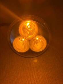 Faro Neblinero Chico De Led Ambar 10/32v 2 Piezas - REDONDO - Ver 9