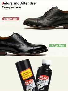 Natural Leather Cream Polish With Auto-Shine Technology - All-In-One Shoe Conditioner, Cleaner & Waterproofer - Instant Shine For Boots, Bags & Furniture, Shoe, Spring Summer Picks, Brides Maid Gifts, Room, Bedroom Decor, Bedroom Decor, Beach, Travel, For Men, For Women, Vacation - Black + Brown - View 3