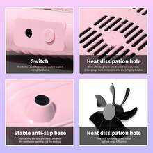 2026 New Nail Dust Collector, Dual-Fan Professional Nail Vacuum With Filter Paper (10 Sheets), Suitable For Acrylic Nail Polishing And Manicure Care In Nail Salons And Home Use. Nail Supplies, Valentine's Day Gift. - Pink - View 5