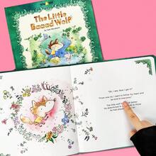 The Little Bad Wolf, Children's Educational Story Picture Book, Guides Children To Discover Their True Self And Cultivate Independent Thinking Ability, Exquisite Picture Book, Ideal Children's Birthday Gift, Christmas Gift, Ramadan Gift. - Multicolor - View 2