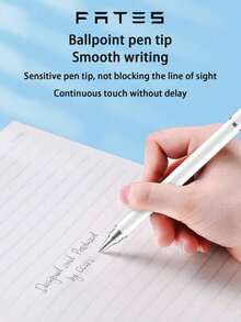 FATES 3-In-1 Multifunctional Phone Stand, Includes Stylus Pen, Ballpoint Pen, And Capacitive Pen, Compatible With Smartphones, Tablets, And Writing Devices - Multicolor - View 4