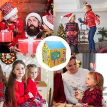 NEW Casa de Campaña para s - Tienda de Campaña para s de Juguete Plegable con Luces Parque Infantil Interior y Exterior de Gran Capacidad Regalos de Navidad para s School - como en la foto - Ver 7