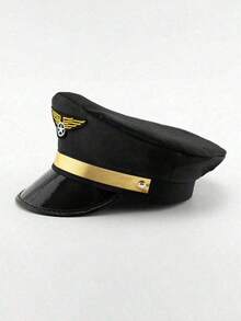 男士帽子套装，装扮帽，帽子，对讲机，徽章，服装，戏服，角色扮演道具，套装，派对，万圣节，节日服装，角色扮演 - 多色1 - 查看 15