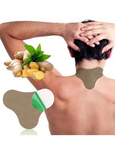 50片艾灸颈部加热贴，蕴含强效草本精华，自发热草本贴片，适用于居家、办公及旅行，亦可作背部加热垫使用。