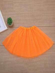 1pc Women's Adult Tulle 3-Layer Skirt, Retro 80s Christmas Running Party Ballet Costume, Girls Spring Summer Autumn Winter Tutu Skirt, Carnival - 40cm Skirt Length - View 7