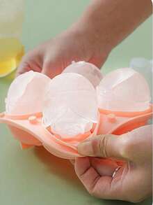 1个四格玫瑰花冰格，多用途巧克力、果冻、冰块模具，适用于房车派对、厨房、冰箱，也适合烘焙、返校季、夏季冰盒和冰格，硅胶玫瑰花冰格 - 浪漫鸡尾酒配件，适用于金汤力、香槟，可重复使用，派对装饰，素食厨房必备，圣诞礼物，花卉图案酒吧工具