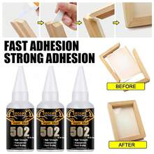 LOOLIFL 1-5PCS Super Glue Thick CA Glue Clear 20 Gram, Heavy Duty Superglue Instant Cyanoacrylate Adhesive For Plastic Ceramic Leather Metal Glass Wood Pla Shoe Sole Repair, - Red - View 6