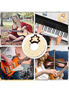 木制旋律工具，圆形旋律和弦工具，音乐移调配件，木制和弦轮，适用于音乐家、音乐初学者和作曲家，用于音符、和弦和调号。 - 彩色 - 查看 4