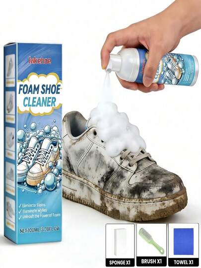 jakehoe Shoe Cleaning Kit - Portable Cleaning Agent For Sneakers & White Shoes, Effectively Removes Stains And Yellowing, Gentle Formula Preserves Shoe Color. Random Assortment Of New And Old Models.,Shoe Rack,Storage Saver,Outdoor,Garden,Travel Essential,Portable,Beach Essential,Graduation Season,Commencement,Graduation Ceremony,Graduation Gift,Graduation Present,Graduation Gift,Graduation Present,Congrats Grad,Congratulations Graduate,Valedictorian,Finish School,Graduation Party