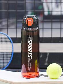 1pc 950ml/30oz Gradient Color Sports Straw Water Bottle, Large Capacity Marked Sports Water Bottle With Bounce Straw, Portable & Durable, Suitable For Outdoor Sports, Fitness, Running, Camping, Also A Great Gift - Multicolor - View 17