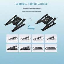 2025新款笔记本电脑散热支架 - 采用耐用PC材质，设计紧凑便携，散热高效，是游戏和办公的理想之选，游戏配件 | 时尚外观 | 坚固耐用