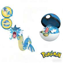 pokemon 第一代皮卡丘变形玩具，原版宝可梦球宠物模型玩具，宝可梦球召唤模型，动漫角色模型，口袋妖怪球模型，完美生日礼物，皮卡丘宝可梦球玩具模型装饰 - 彩色 - 查看 7