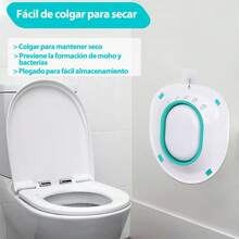 TendenciaKit De Baño Eléctrico Sitz Para Hemorroides Y Cuidado ÍntimoCalidad premium - Blanco y verde - Ver 8
