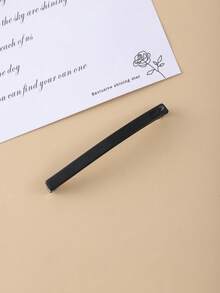 黑色发夹造型，豹纹鸭嘴发夹，银色鳄鱼卷发夹 - 彩色 - 查看 7