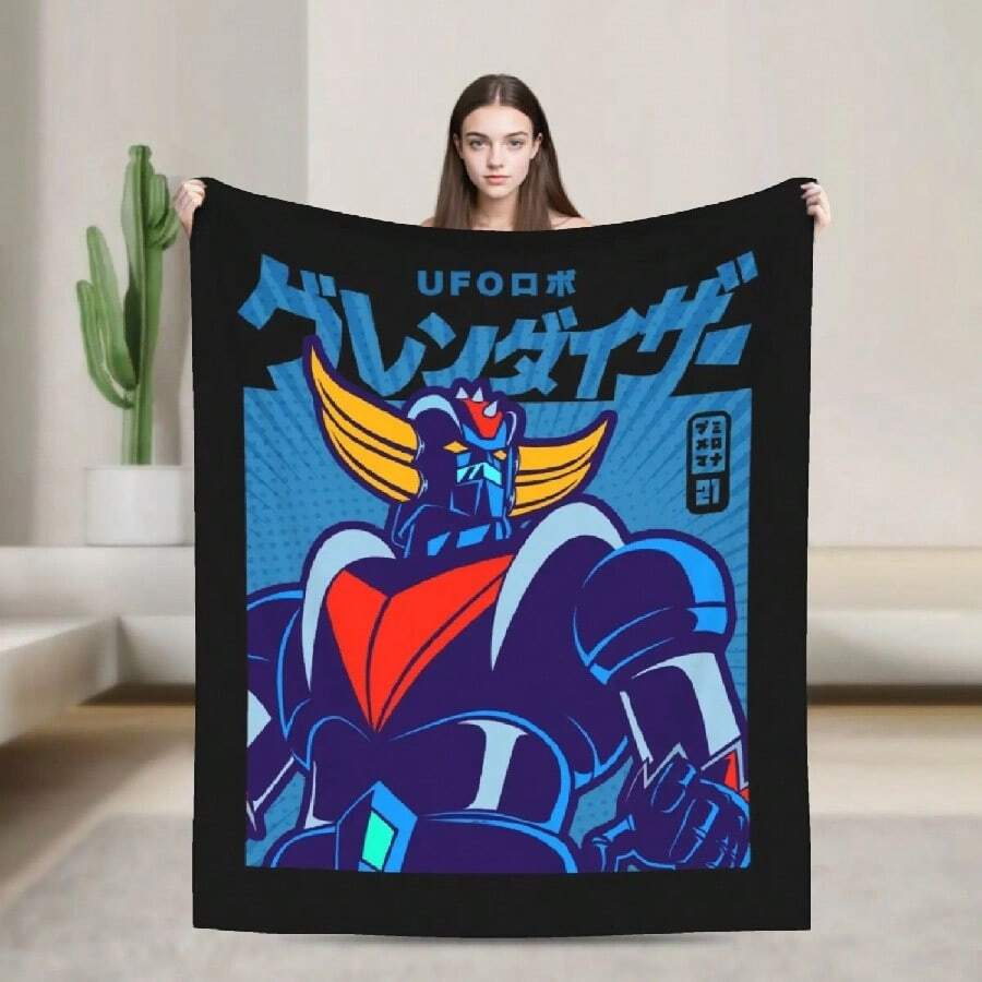 Maximum Effort Deadpool Flannel Blankets Customized Throw Blankets For Bed Sofa Couch 150_125cm QuiltMazinger Z Manga Knitted Blankets Coral Fleece Plush UFO Robot Grendizer Warm Throw Blanket For Bedding Couch BedspreadMechanical Tractor Printing Personalized Custom Name Blanket Suitable For Home Outdoor Travel Camping Blanket Luxury GiftMega Robot Man Throw Blanket Warm Quality Graphic Blanket For  Adults Perfect Home Decor Bedspread For AutumnMegadeths Metal Band Flannel Throw Blankets Blanket For Bedding Couch Lightweight Quilt - White 1 - 查看 1